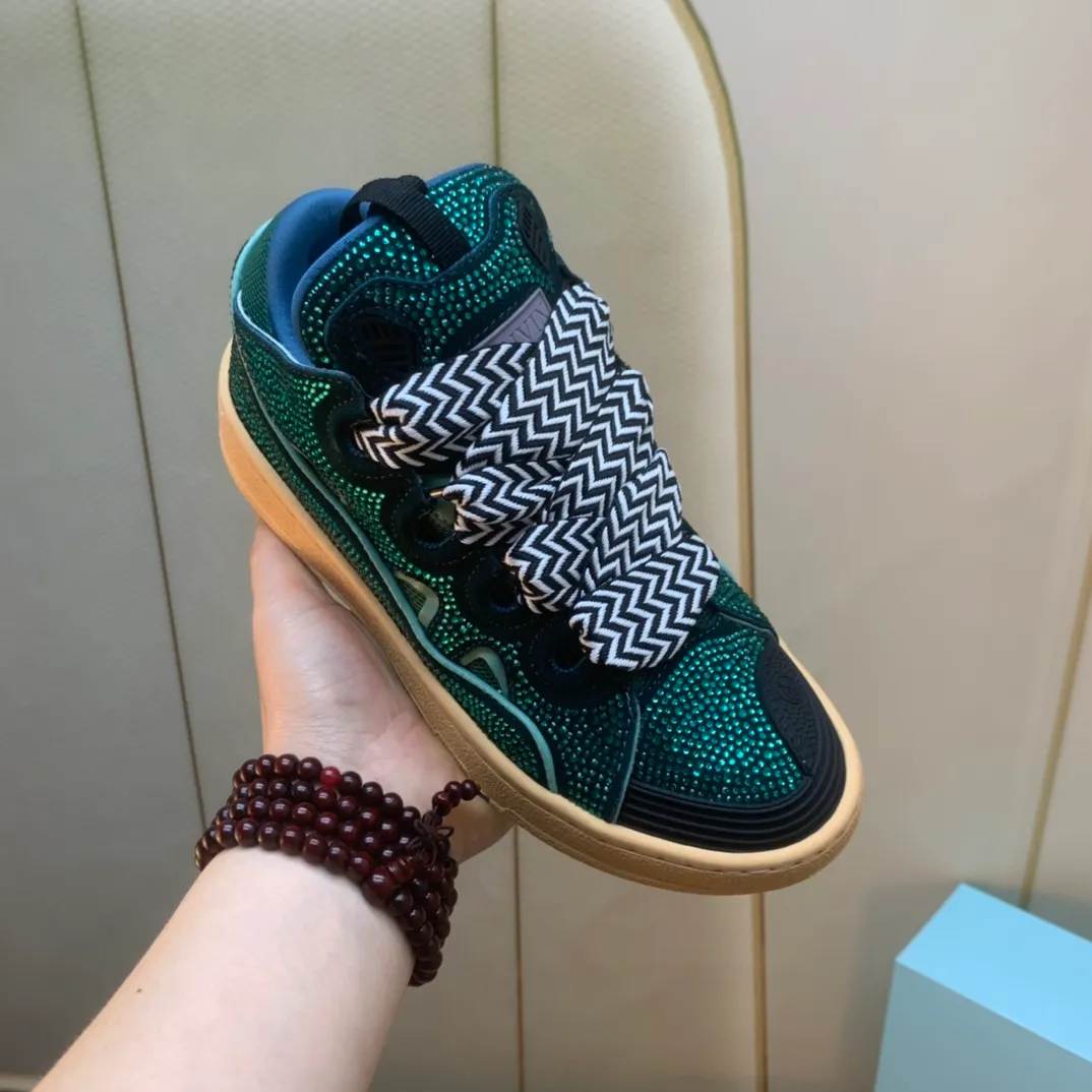 💰620. Lanvin LANVIN. 22 colors: nubuck fabric, breathable mesh, cowhide feet! Same style for men and women: sizes 35-46! High and low versions!